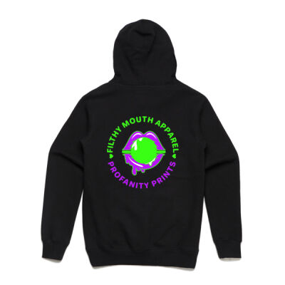 Green and Purple Logo Hoodie Thumbnail